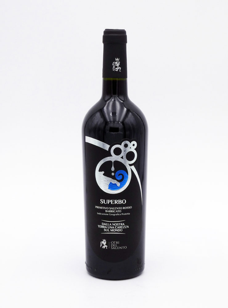 vino rosso primitivo superbo otri del salento