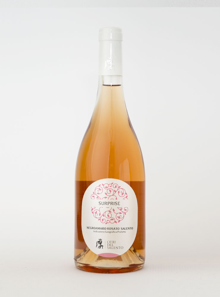 vino rosato surprise otri del salento